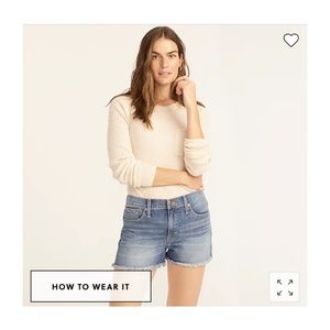 NWT J Crew | cutoff denim shorts